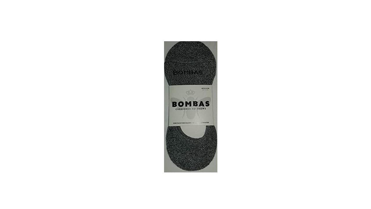 Bombas No Show Cushioned Gray Medium