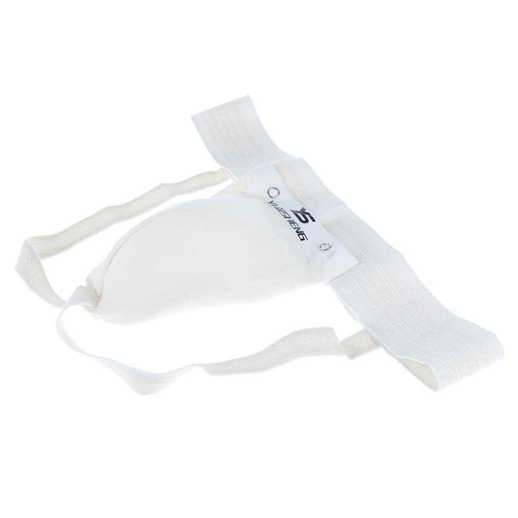 Lot de 5 protège-aine pour boxe, football, Muay Thai, Jockstrap XL, blanc