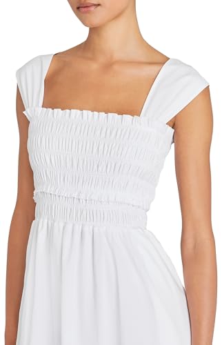Image of Club Monaco Women's Women's Cotton Smocked Bodice Maxi Dress