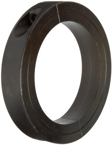 Climax Metal H2C-400 Steel Two-Piece Recessed Screw Clamping Collar, Black Oxide Plating, 4