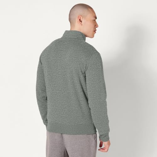 Image of Amazon Essentials Men's Standard Full-Zip Fleece Mock Neck Midweight Sweatshirt with Pockets