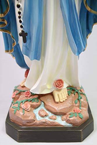 Estatua Virgen de Lourdes 32 Pulgadas Vittoria Collection miniatura 6