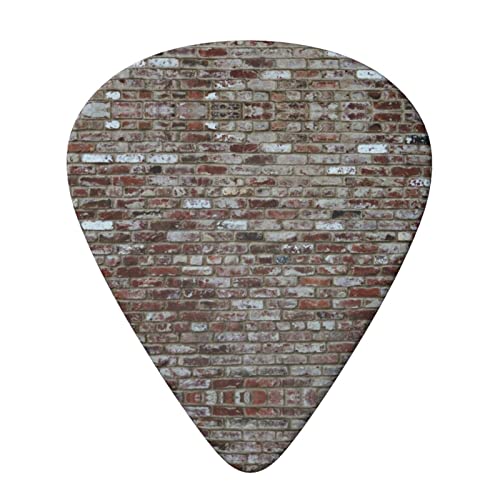 Old Brick Wall Lot de 6 médiators pour guitare acoustique, guitare électrique, basse, ukulélé – fins, moyens et épais. - Les Beatles, Paul McCartney, John Lennon, RIngo Starr, George Harrison Old Brick Wall Lot de 6 médiators pour guitare acoustique, guitare électrique, basse, ukulélé – fins, moyens et épais. – Image 4