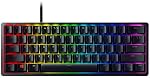 Razer Huntsman Mini clavier de jeu 60 % : interrupteurs rapides - interrupteurs optiques cliquables - éclairage RGB Chroma - keycaps PBT - mémoire intégrée - Razer Snap Tap - Noir