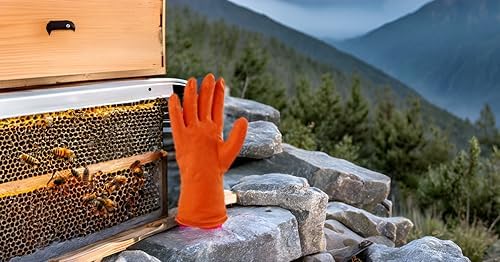 ADSANS Rubber bee Keeping Gloves - Image 3 thumbnail