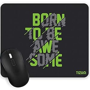 Tizum Mouse Pad/ Computer Mouse Mat with Anti-Slip Rubber Base | Smooth Mouse Control | Spill-Resistant Surface for…