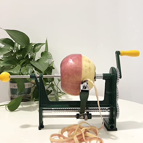 Orange Peeler Hand-cranked Apple peeler with powerful clamp base green by CPDZ - Used condition - Image 3