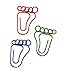 Baumgartens Feet Shaped Paper Clips, 20-Pack