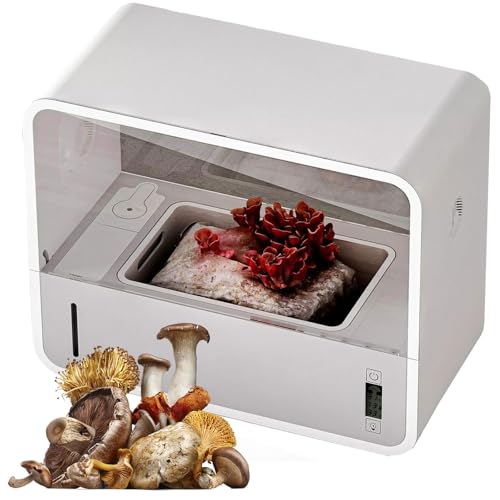 JODAIS Sac de Culture de Champignons Kit de Culture de Champignons monotub, kit de Culture de Champignons Intelligent, humidification et échappement entièrement automatiques, Tente de Culture