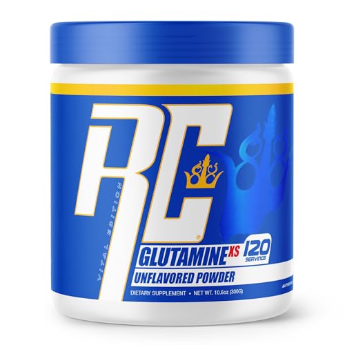 Image of Ronnie Coleman Signature Series Glutamine Powder, Supplement for Post Workout Muscle Recovery, Supplements with L-Glutamine for Men and Women, Strength Support, Unflavored Drink Mix, 120 Servings