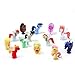 QTFHR Random Cute Miniature Doll, Mini Cute Bottom with Suction Cup Doll Toy Cake/ Plant/ Car Decoration (20 Pcs)