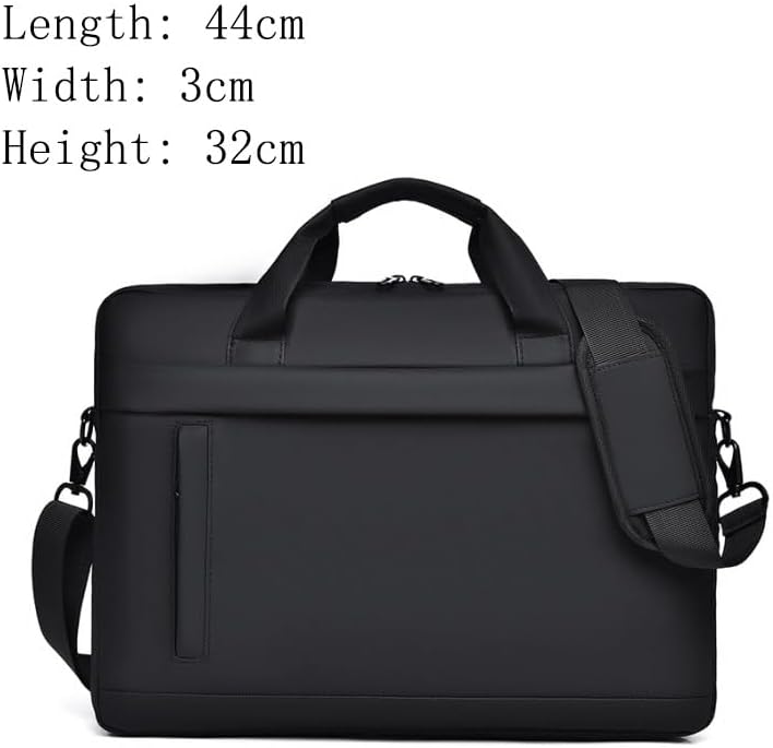 Men's Single Shoulder Hand Held Multi Functional Computer Bag for Business Commuting Travel Briefcase