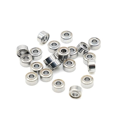 JALYKA 2Pcs SMR52ZZ CB ABEC7 2X5X2.5 mm MR52 Stainless Steel Hybrid Ceramic Bearing RC car Bearings Without Grease Fast Turning