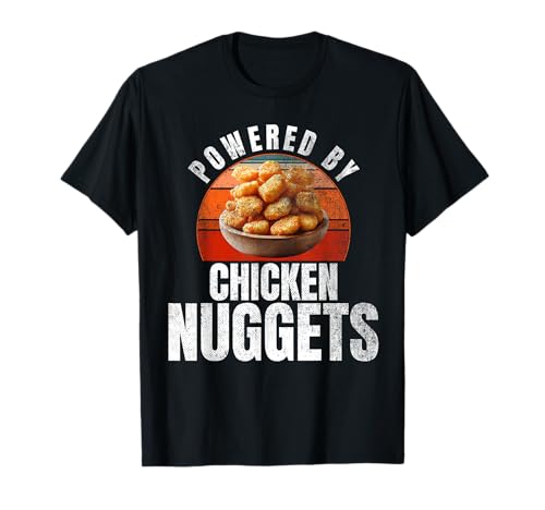 Realizzato da Chicken Nuggets | Funny Chicken Nugget Maglietta