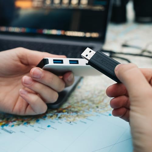 Verbatim 49318 64 Go Store'n'Go USB 3.0 Pinstripe Flash Drive