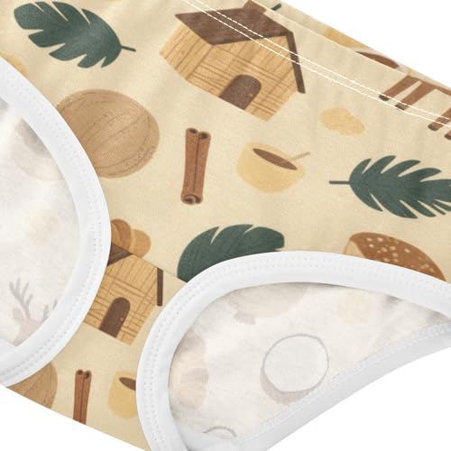 Girls' Underwear Coconut Deer Toddle Brief Panties 2-8 Years 203007354