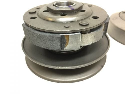 Kupplung + Wandler + Kupplungsglocke 107 mm passend für Minarelli 50ccm – z. B. Aerox, Jog R, Neos, MBK Nitro, Ovetto, Aprilia SR 50 – 16 Zähne – komplette Hinterkupplungseinheit