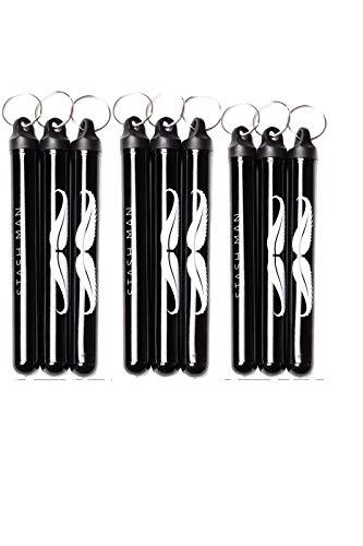 Stash Man 9 Pack of Waterproof, Smell Proof and Air Tight Doob Tubes