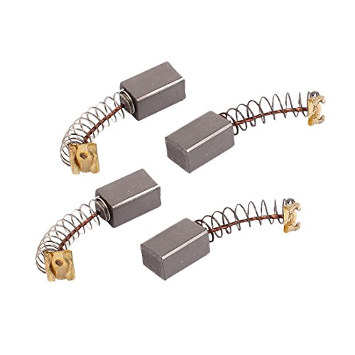 sourcing map 2 Pares 12x7x6mm Carbono Escobilla Eléctrica Herramienta para Eléctrico Martillo Taladro Motor