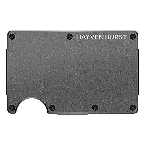 Hayvenhurst Slim Wallet For Men - Front Pocket RFID Blocking Minimalist Wallet For Men - Metal Wallet With Money Clip… - Image 3