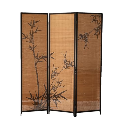 Divisor de habitación plegable de privacidad, partición decorativa portátil para casas de té y cafeterías, separación temporal de pared fácil de mover