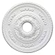 Westinghouse Lighting 54 cm Polyurethan Medallion 7775740, Weiß