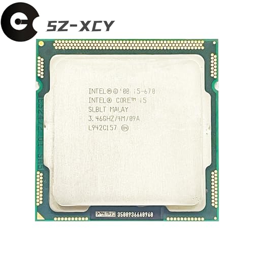 Traitement des données informatiques Processeur CPU Double cœur I5-670 3.4GHz - 2
