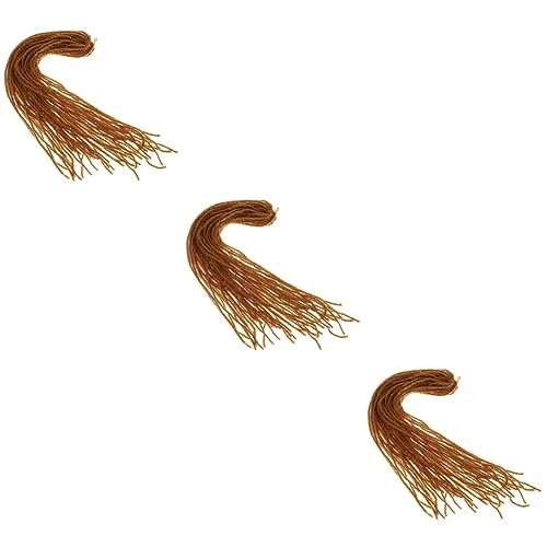 Extensions dreadlocks pour cheveux afro style reggae hip-hop lot de 3 pièces