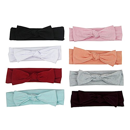  JMITHA Bébé Fille Bow Bandeau Turban Lapin Ban...