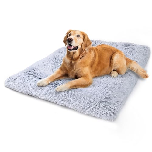 Vonabem Large Dog Bed Crate Pad 36 Inch, Washable Pet Crate Beds Large Medium Small Sized Dogs, Deluxe Plush Anti-Slip Dog Mats For Sleeping thumb #7