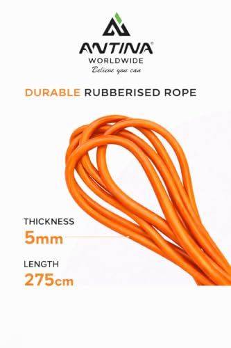 Image of Worldwide Adjustable Skipping Rope for Men & Women Speed Jump Rope for Exercise, Gym, Sports & Fitness (Orange)