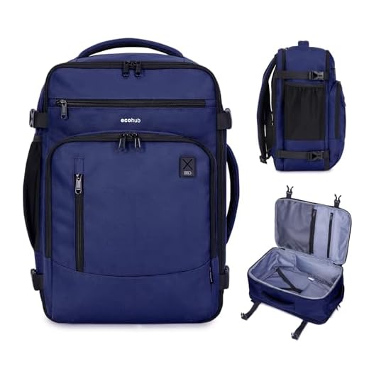 Best inexpensive travel backpack ECOHUB Lightweight 17" Travel Backpack