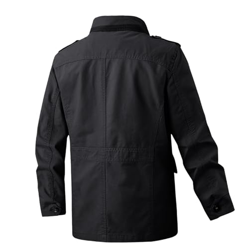 Veste militaire homme multi poches blouson cargo solide