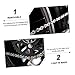Garneck 10pcs Chain Buckle Quick Release Link Connectors for Heavy-Duty Applications and Chain Connecting Links for Industrial Machinery and Outdoor Use