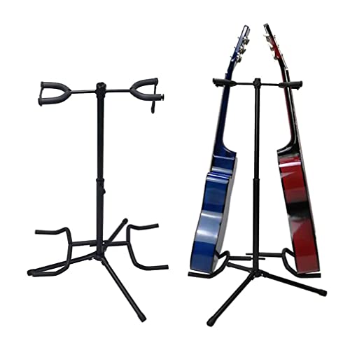 COUYY Stand de Guitare doubleté Hauteur réglable de trépied Acoustique électrique de Plancher Portable en métal de métal… - Les Beatles, Paul McCartney, John Lennon, RIngo Starr, George Harrison COUYY Stand de Guitare doubleté Hauteur réglable de trépied Acoustique électrique de Plancher Portable en métal de métal… – Image 4
