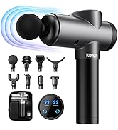 Massagepistole Elektrische Massage Gun 99 Geschwindigkeiten 8 Massageköpfe tragbares Tiefengewebe...