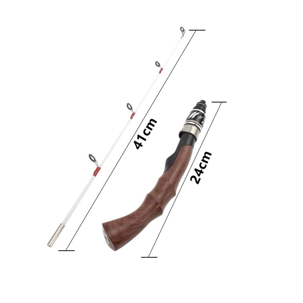 Wędka Teleskopowa Wędka do połowu ryb zimowych 62cm Wędka do połowu ryb podlodowych Wędka węglowa Superhard Wędka zimowa Narzędzia wędkarskie do podróży Zimowe Wędka do łodzi Wędka