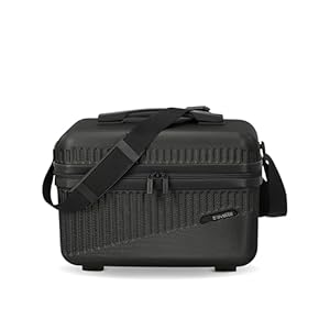 travelite Beautycase Hartschale Handgepäck, Bali, Kosmetikkoffer mit Organizer -und Aufsteckfunktion, 36 cm, 17 Liter