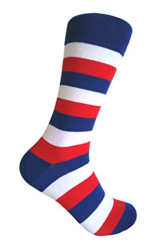 Triple M Plus Men's Groomsmen Wedding|Party Events|Gala Collection Stripe Dress socks