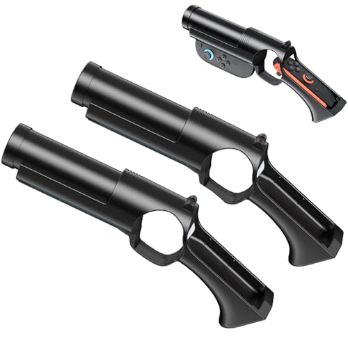 LICHIFIT Shooting Gun Model Controllers Supports pour Nintendo Switch 2 Pistol Shooting Bracket pour Joy-Con 2 Contrôleurs de jeu Stock d’arme à feu pour...