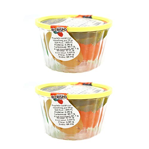 GR 400 Frutta Intera CANDITA Ideali per LA Decorazione E Realizzazione di Dolci, PANETTONI, CASSATE E Gelati