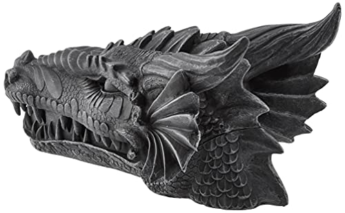 Design Toscano Stryker The Smoking Dragon Sculptural Incense Box #TOP3