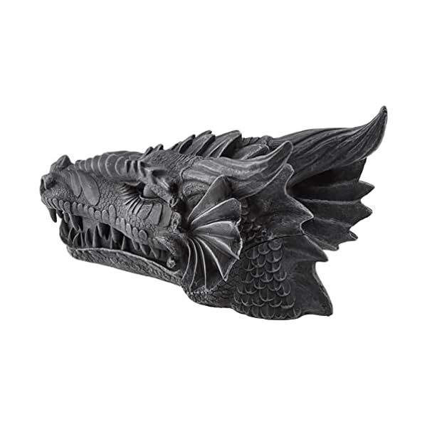 Design toscano stryker the smoking dragon sculptural incense box  urban country home decor