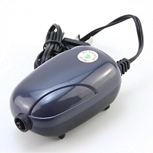 GOTTING Mini Silencieux Pompe à air Pompe à oxygène Puissant 220V Aquarium Pompe Compresseur Poisson Tortue réservoir Réduction du Bruit Cover