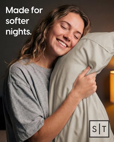 Image of Sleepy Town Twin XL Size Bed Sheets - 2 Piece - NO Flat Sheet Included - Twin XL Sheet Set - Soft, Comfy & Cooling - Easy Care - Wrinkle & Fade Free - Brushed Microfiber - Deep Pocket Sheets (Wheat)