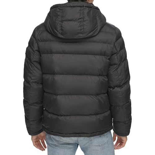 Image of Tommy Hilfiger Men's Down Alternative Hooded Puffer Jacket (Standard and Big & Tall)
