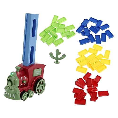 TOYANDONA 1 Juego dominó Toys Family Games Brain Toys Board Games Toys pequeño Tren de Juguete Juguetes educativos de Navidad para AbS Green