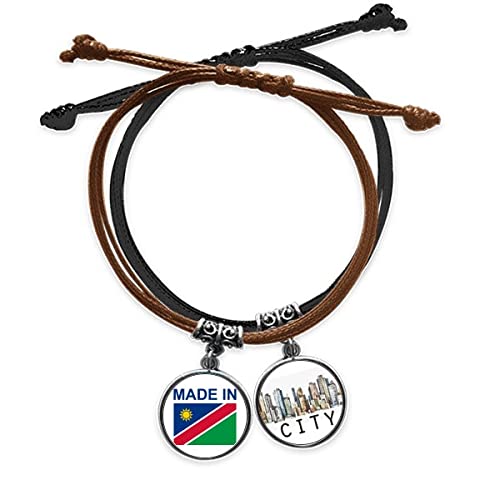 Bracelet Cuir Sidi et chaîne de main en corde pour homme et femme