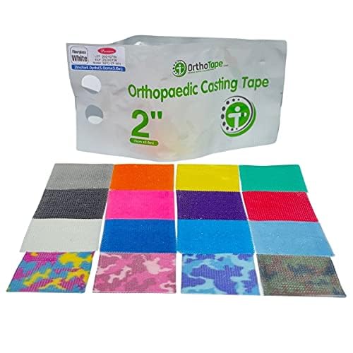 OrthoTape Premium Fiberglass Casting Tape 2-INCH (1 ROLL) (Green)