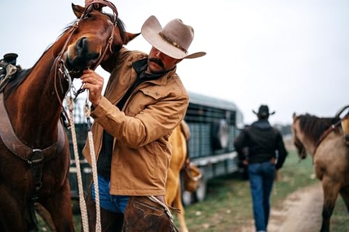 AG-GEAR Men's Winston Jacket, Wind Resistant Cotton-Performance Work Jacket, Full-Zip, Quilted Lining, Snap Front Pocket2